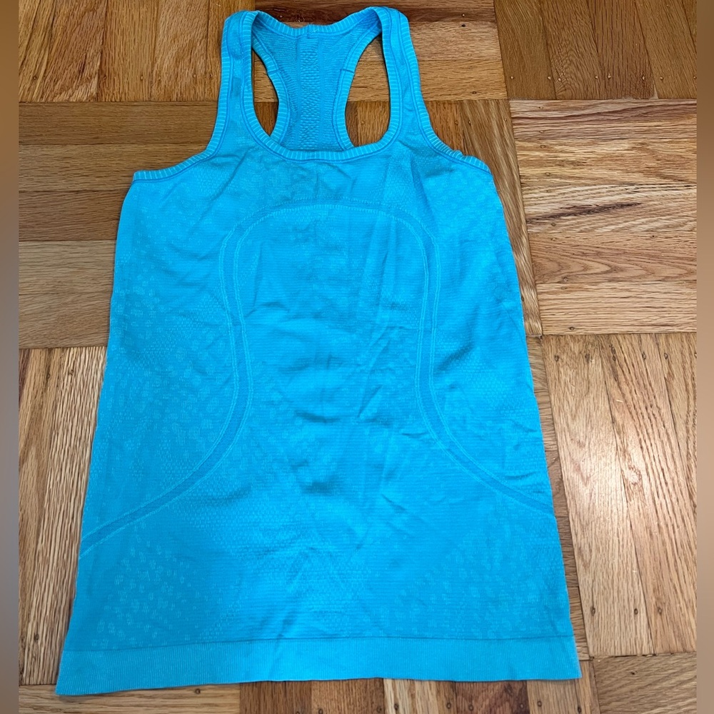 Lululemon Turquoise Swiftly Tech Racerback Tank